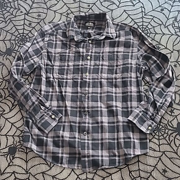 Gray & Black Flannel Men's Size Large - Picture 1 of 7